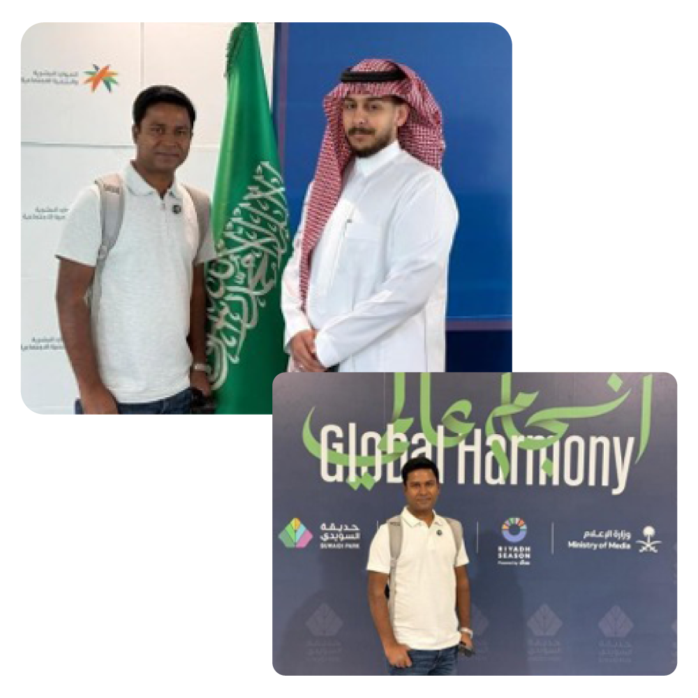 Salahuddin Sumon as Official State Guest of Saudi Arabia - Global Harmony Program